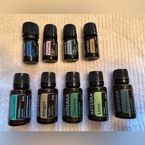 Doterra Essential Oil Set of 9 with pouch